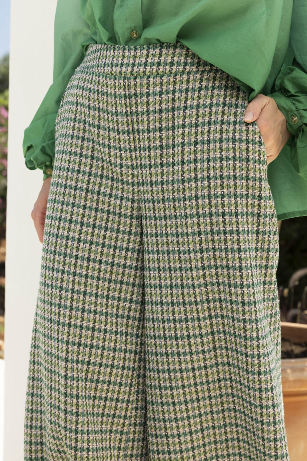Le Pantalon Neil Toni Vert