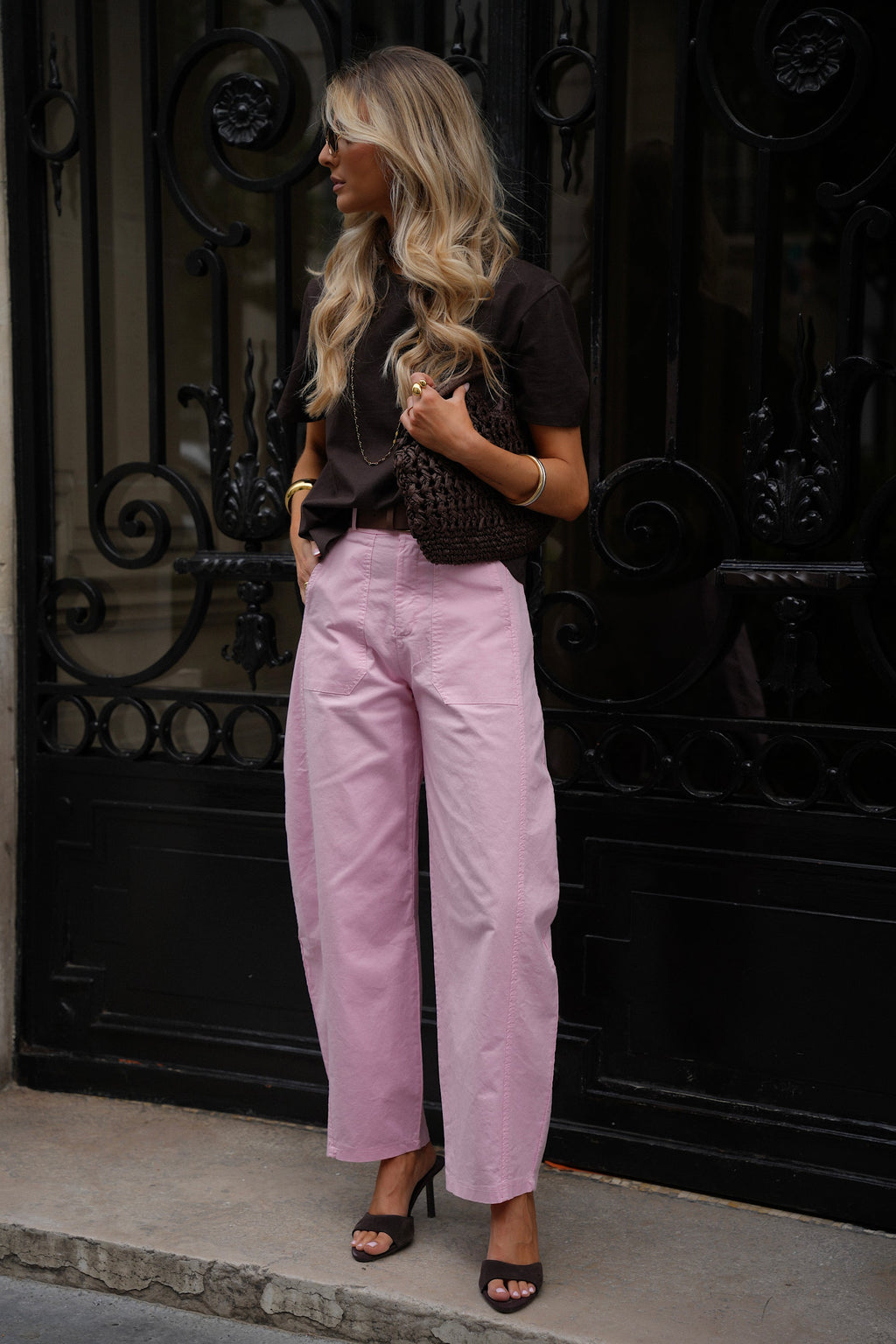 Jay Balloon Pants - Pink
