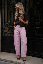 Jay Balloon Pants - Pink