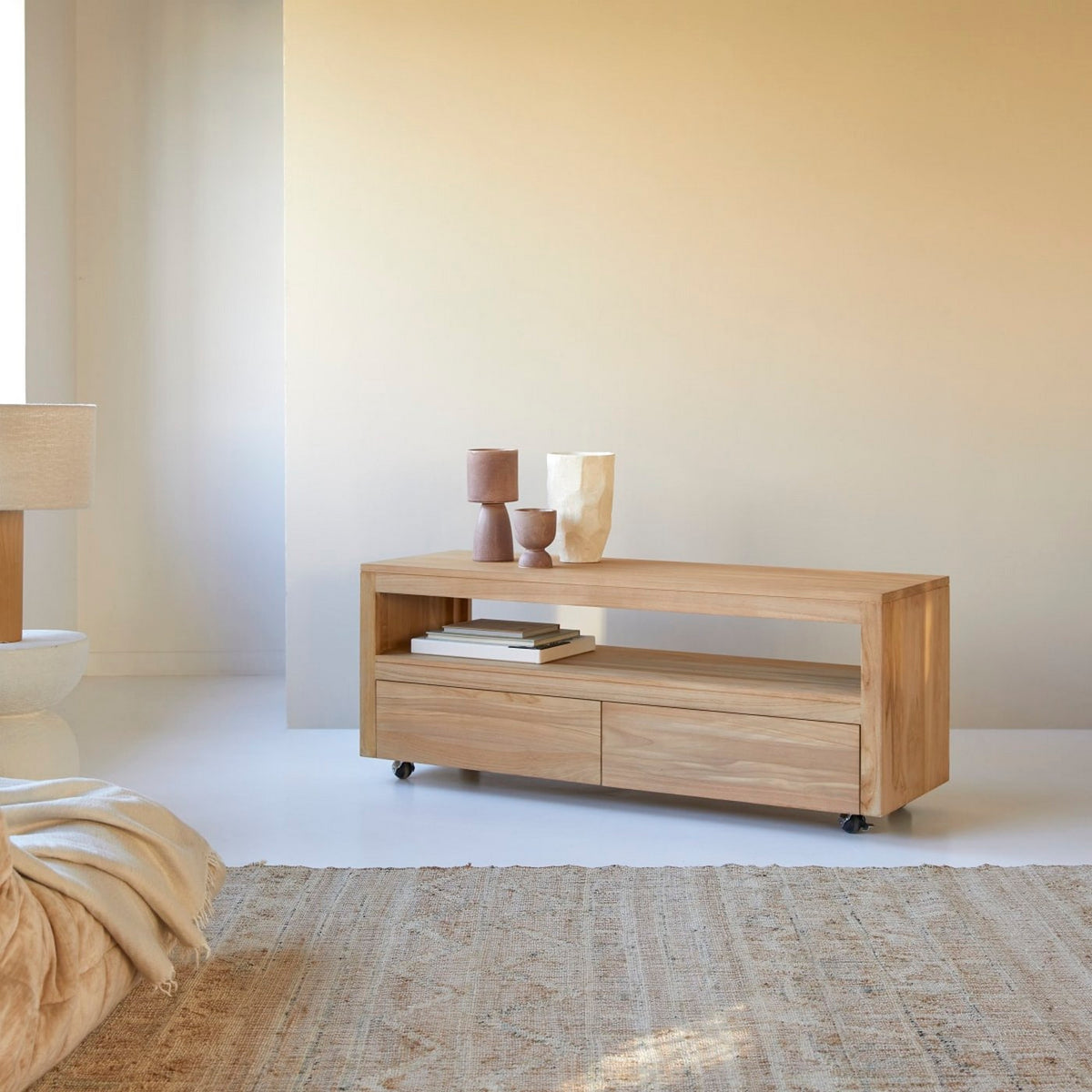Anoa - Tv-bord - Teak - Natur