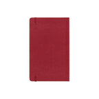 Carnet Textile Large 13X21 - Pages Lignées - Rouge Bordeaux