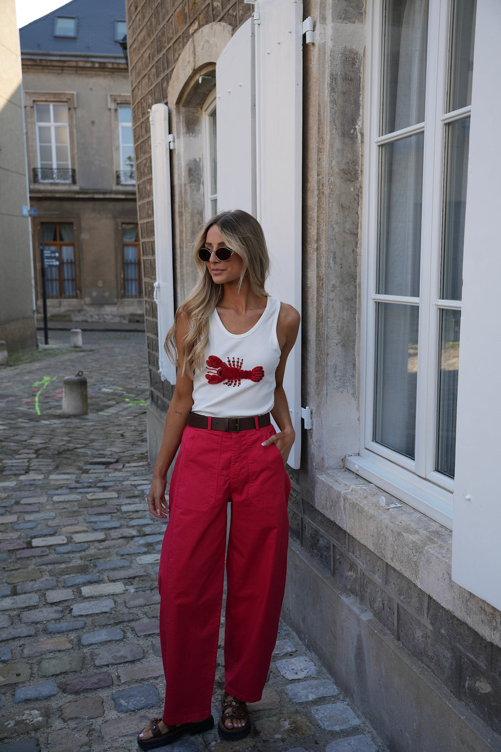 Pantalones Jay Balloon - Rojo