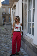 Pantalones Jay Balloon - Rojo