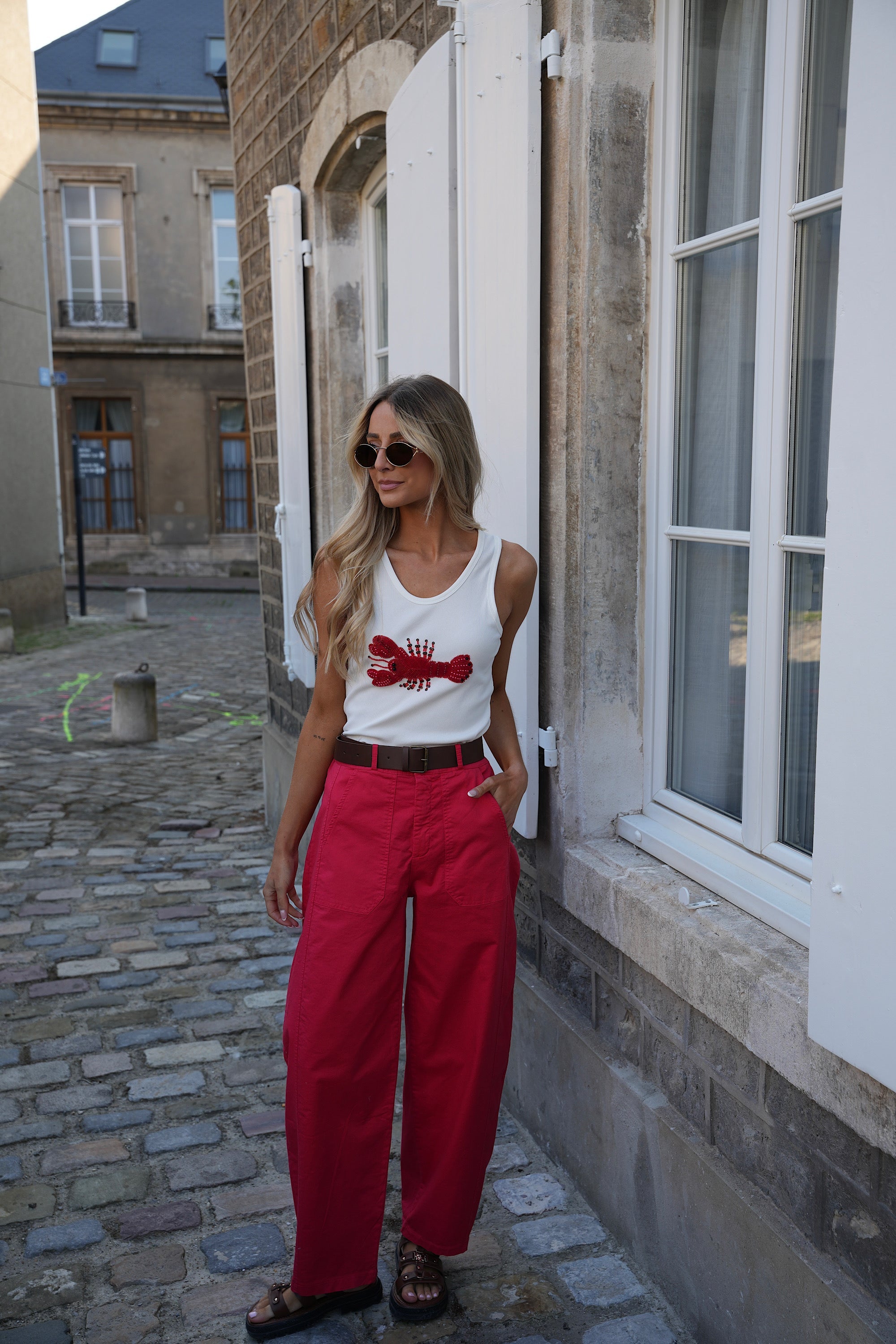 Pantalones Jay Balloon - Rojo