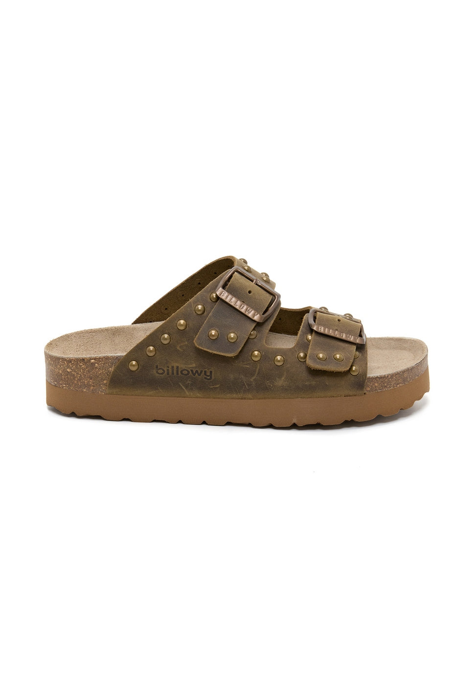 Sandalias caqui - Mujer