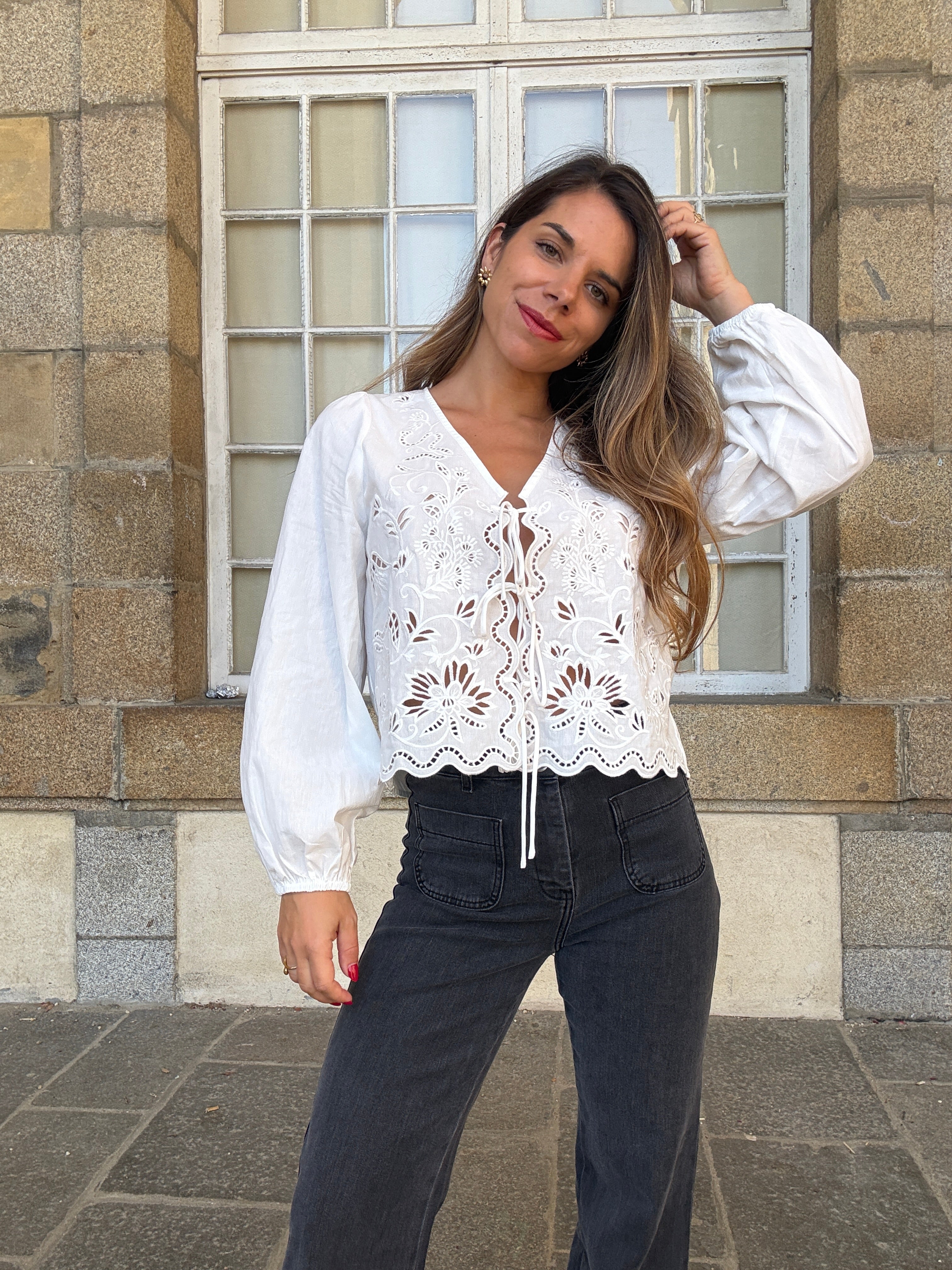 Juliette Embroidered Blouse