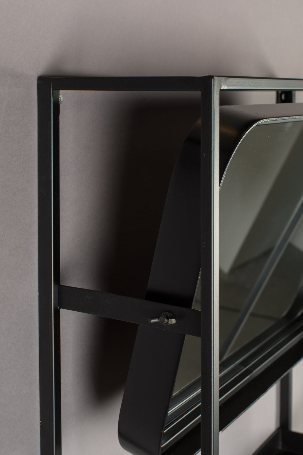 Langres M - Miroir - Fer - Noir