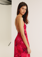 Vestido Rojo Tango Sin Espalda