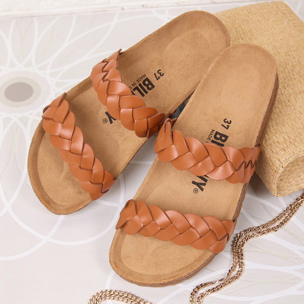 Sandalias de piel - Mujer