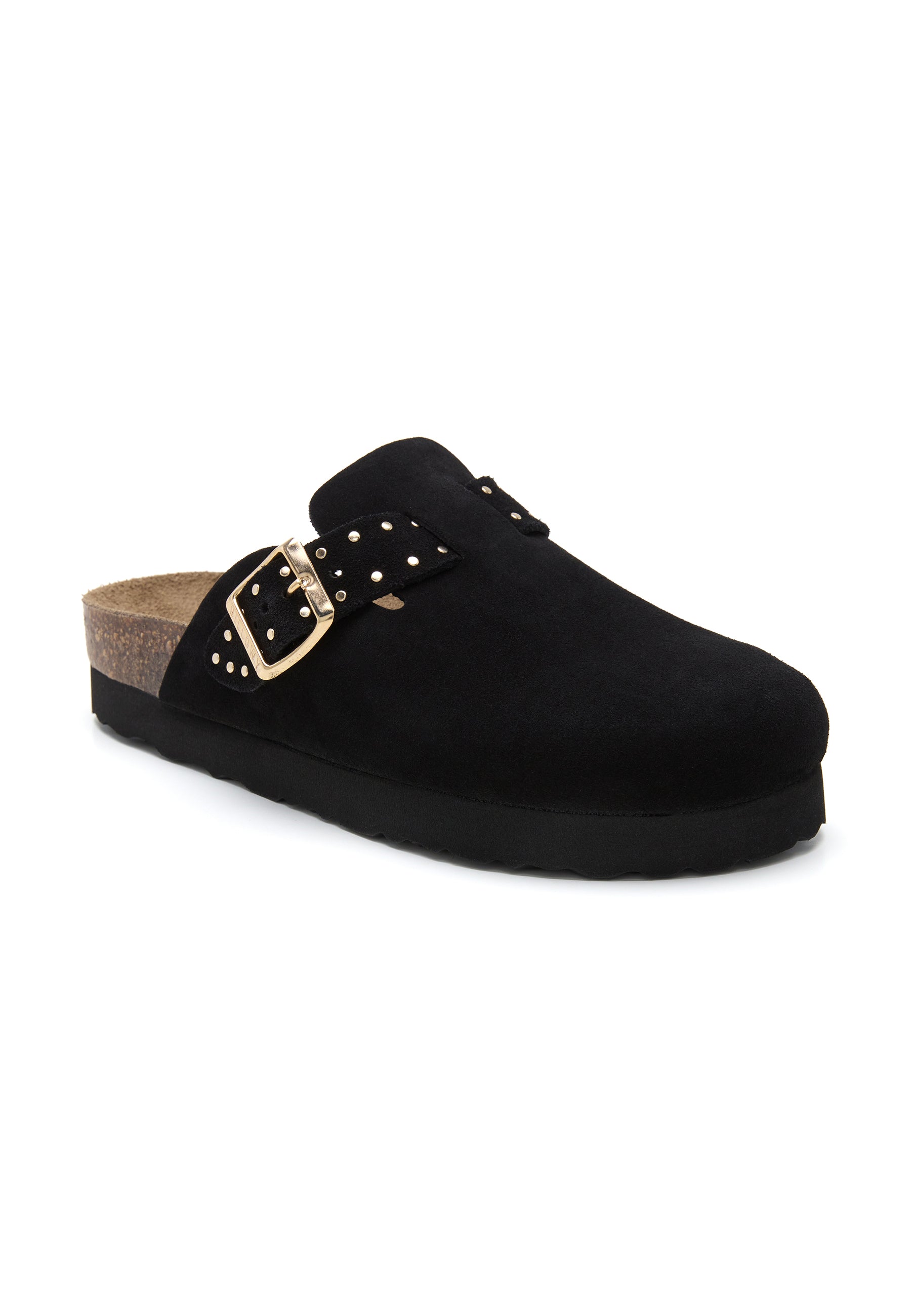 Zuecos con plataforma - Negro