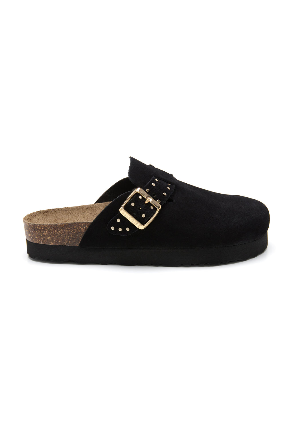 Zuecos con plataforma - Negro
