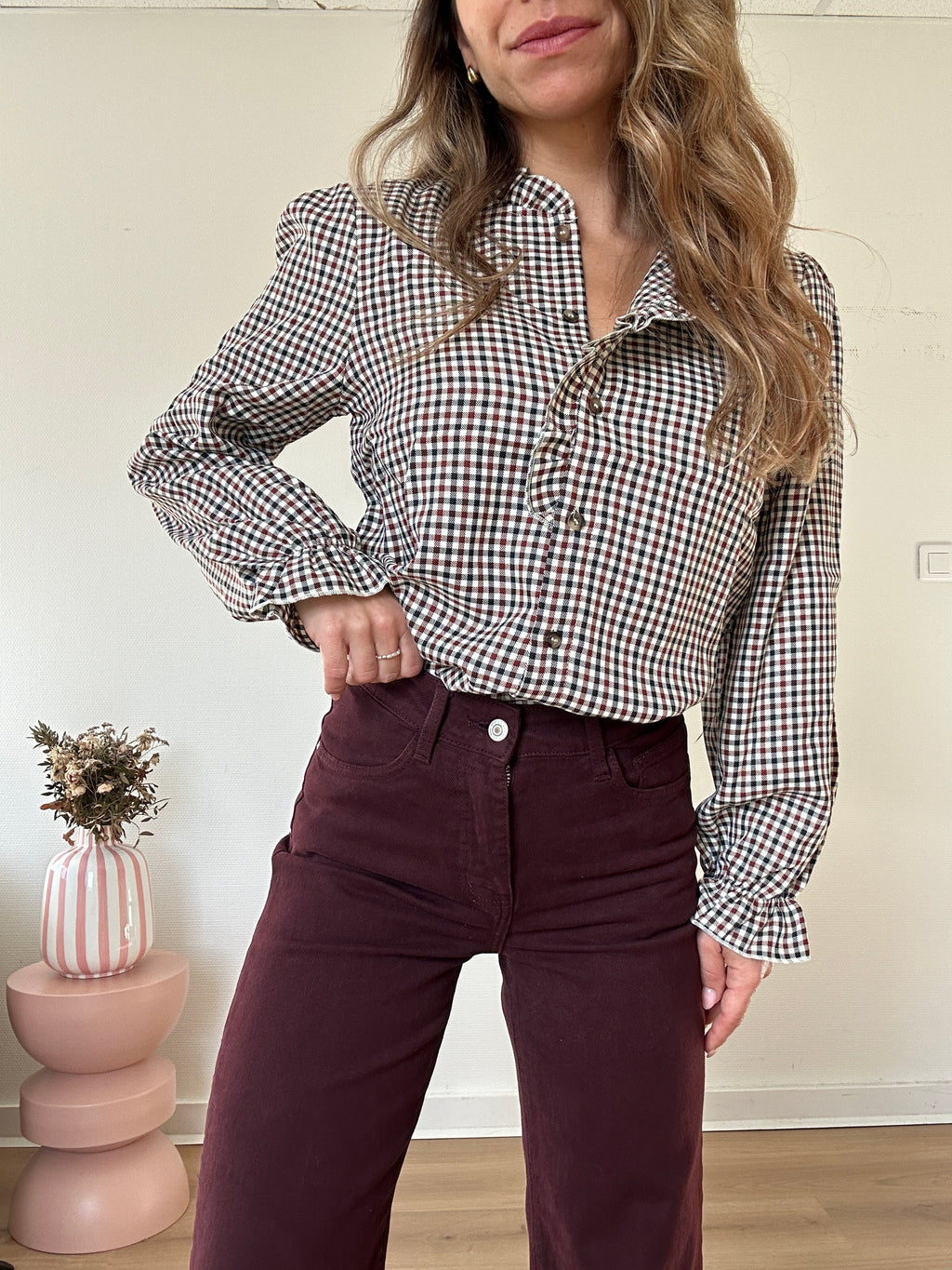 Windy Jeans Burgundy