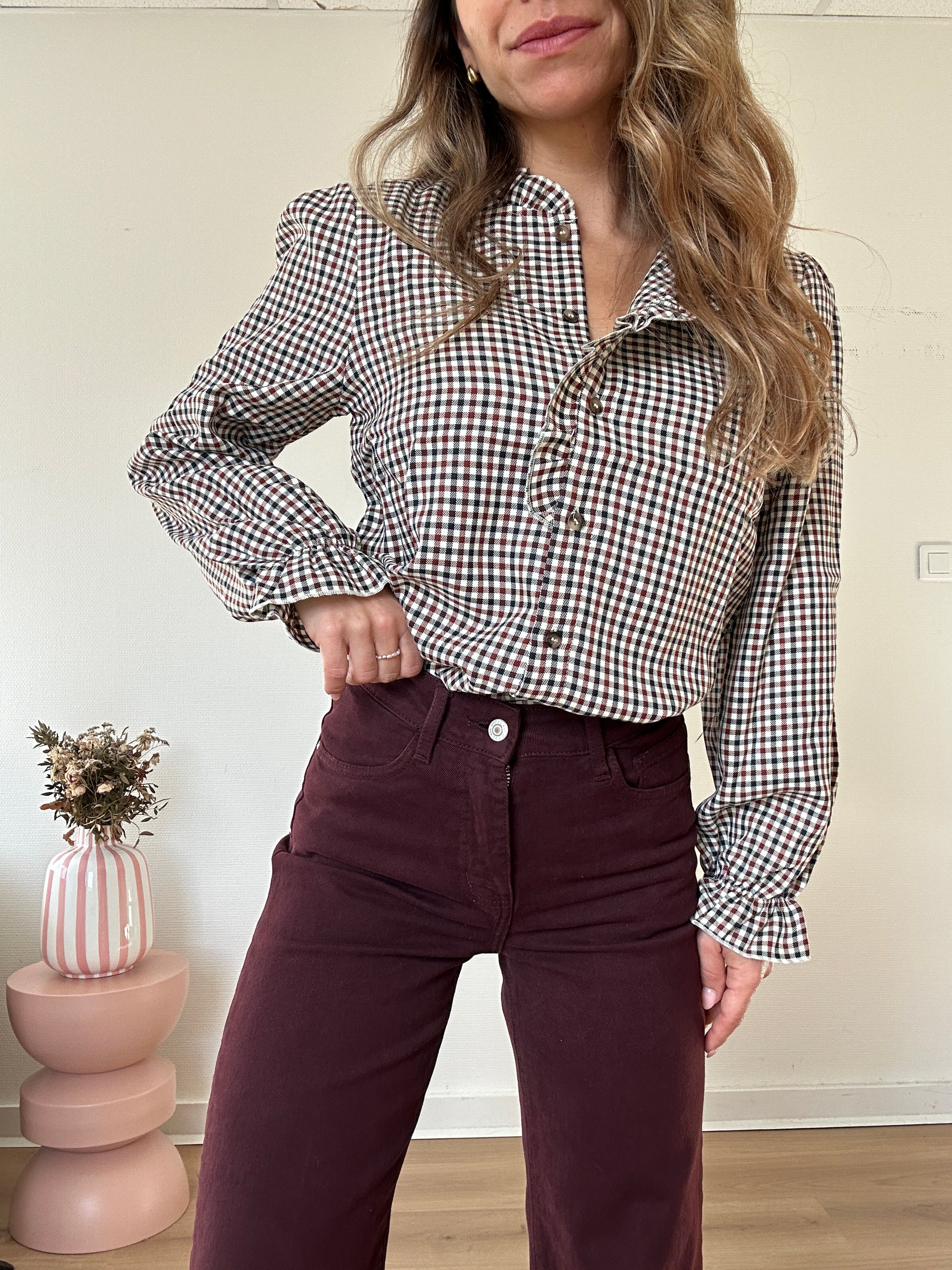 Windy Jeans Burgundy