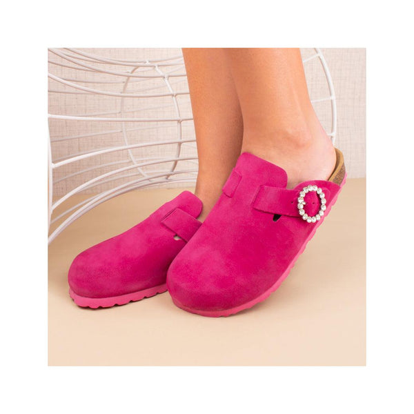 Zuecos Fucsia - Mujer