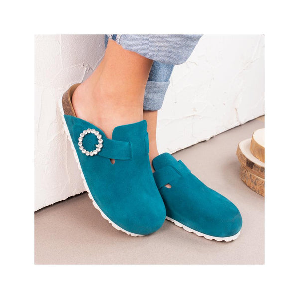 Zuecos Azules - Mujer