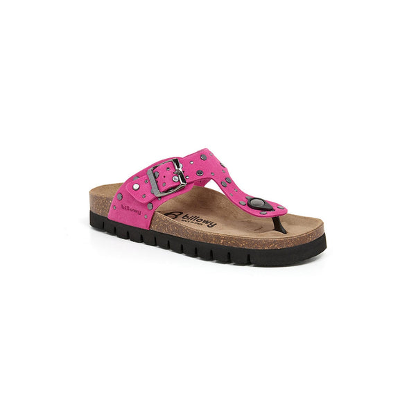 Sandalias fucsia - Mujer