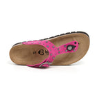 Sandalias fucsia - Mujer