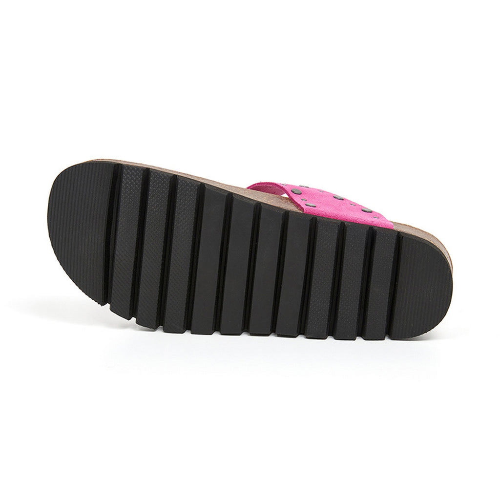 Sandalias fucsia - Mujer