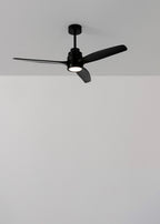 Wind Stylance - Ventilateur De Plafond 40W Silencieux 100% Bois - Noir