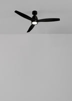 Wind Stylance - Ventilateur De Plafond 40W Silencieux 100% Bois - Noir