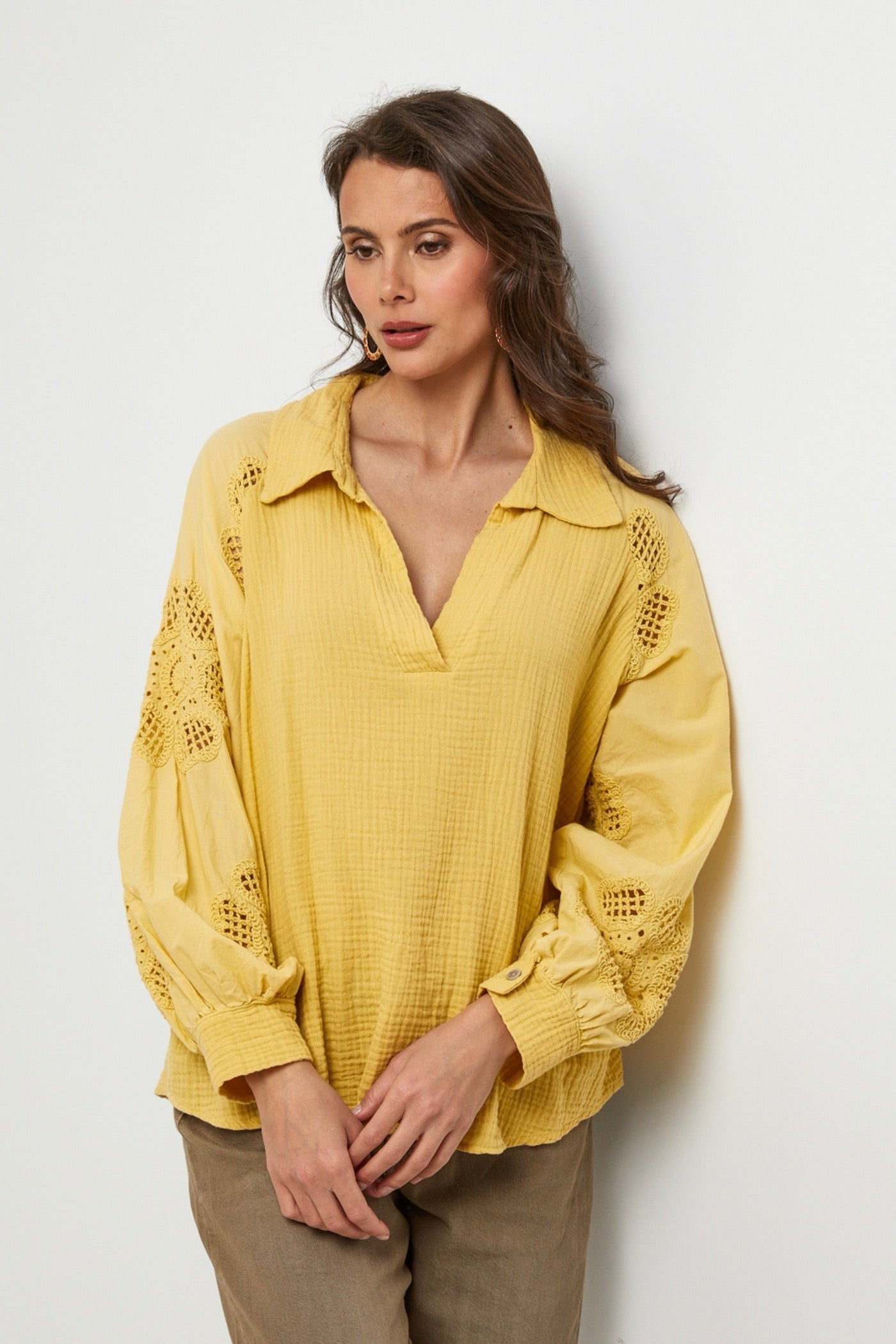Tunic - Yellow - Women's