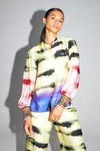 The Darline Funky Tie And Dye Print Shirt