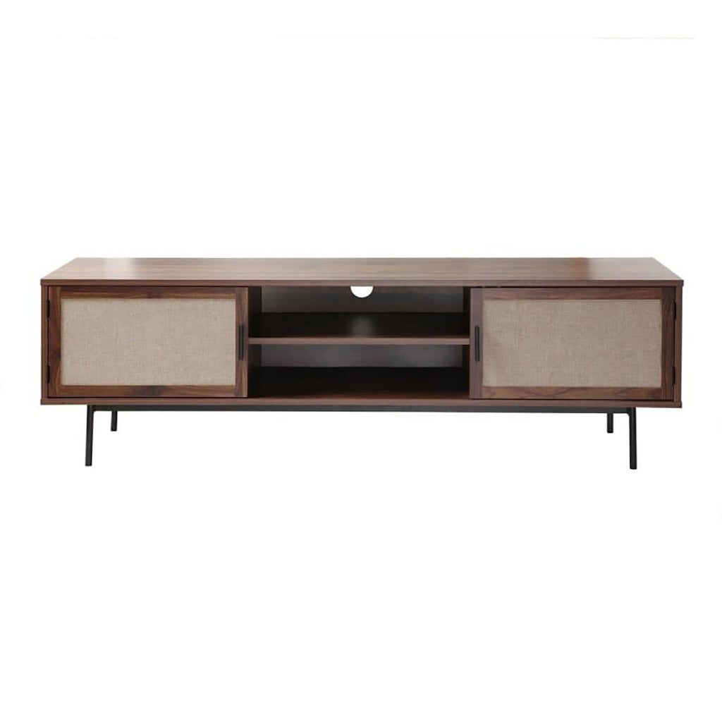 Jetson - TV Unit - Fabric & Walnut