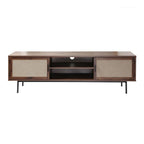 Jetson - TV Unit - Fabric & Walnut
