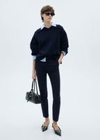 Pantalon Skinny Crop - Dark Navy