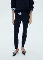 Pantalon Skinny Crop - Dark Navy