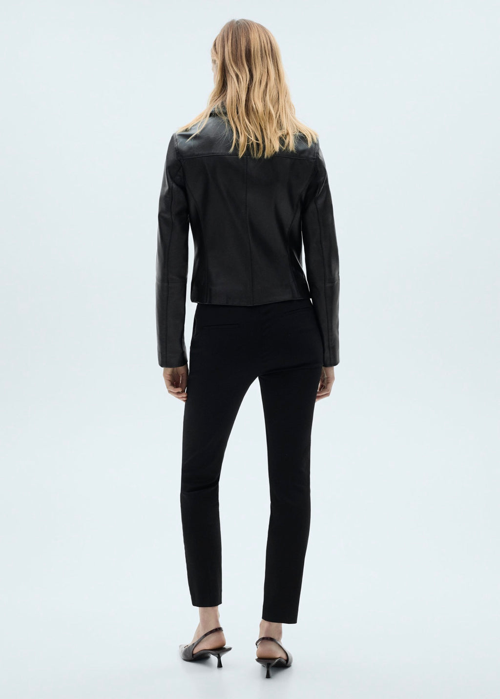 Pantalon Skinny Crop - Black