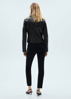 Pantalon Skinny Crop - Black