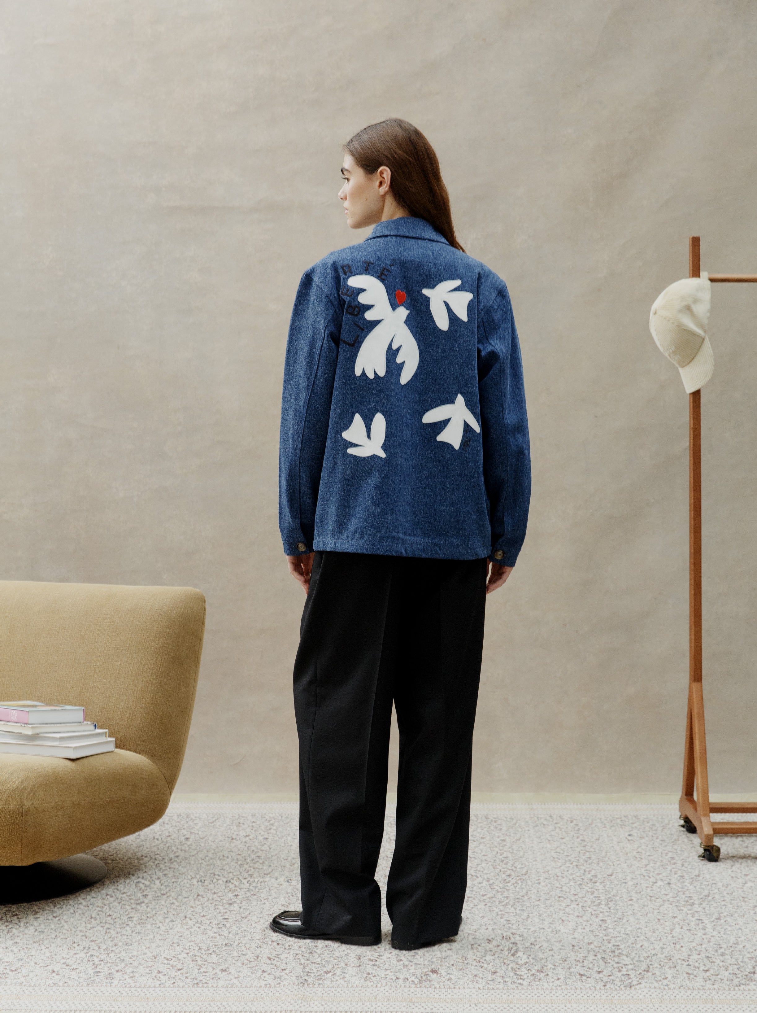 Liberty Denim Unisex Embroidered Jacket