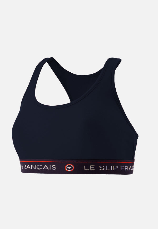 Brassière Tapageuse En Coton - Marine