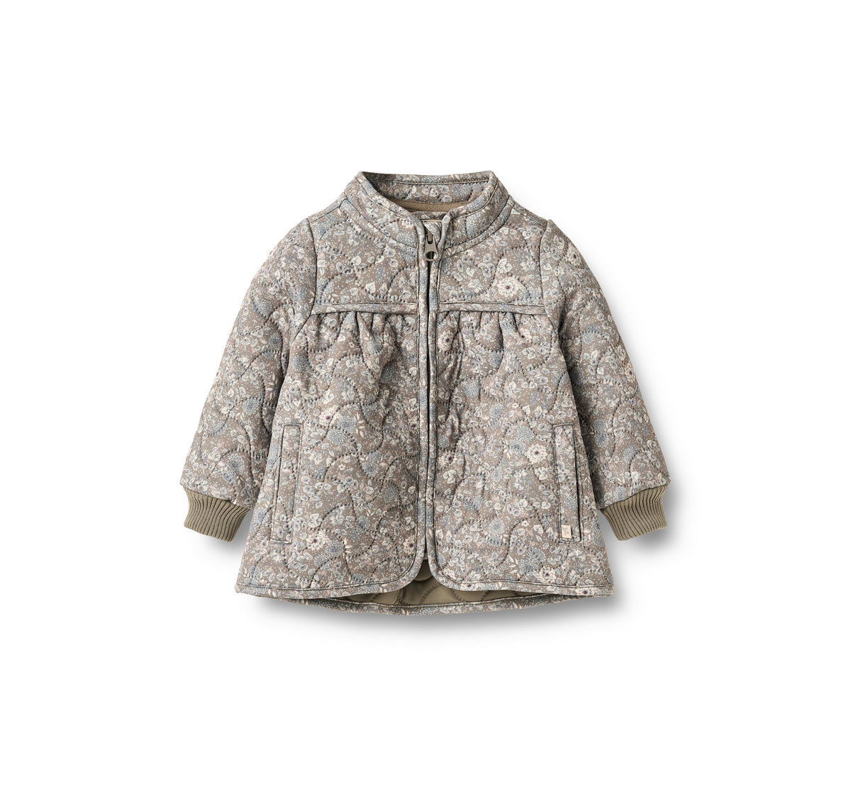 Thermojacke Thilde - Grey Stone Flowers