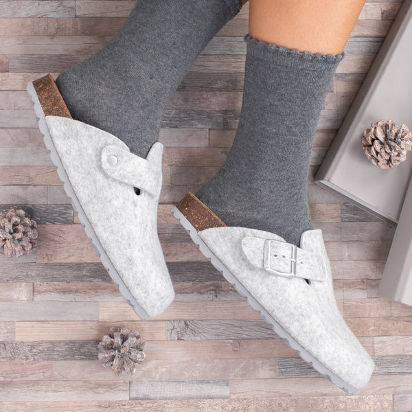Gray Clogs - Women