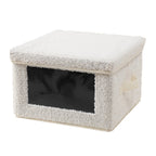 Boîte De Rangement - Tissu - Écru