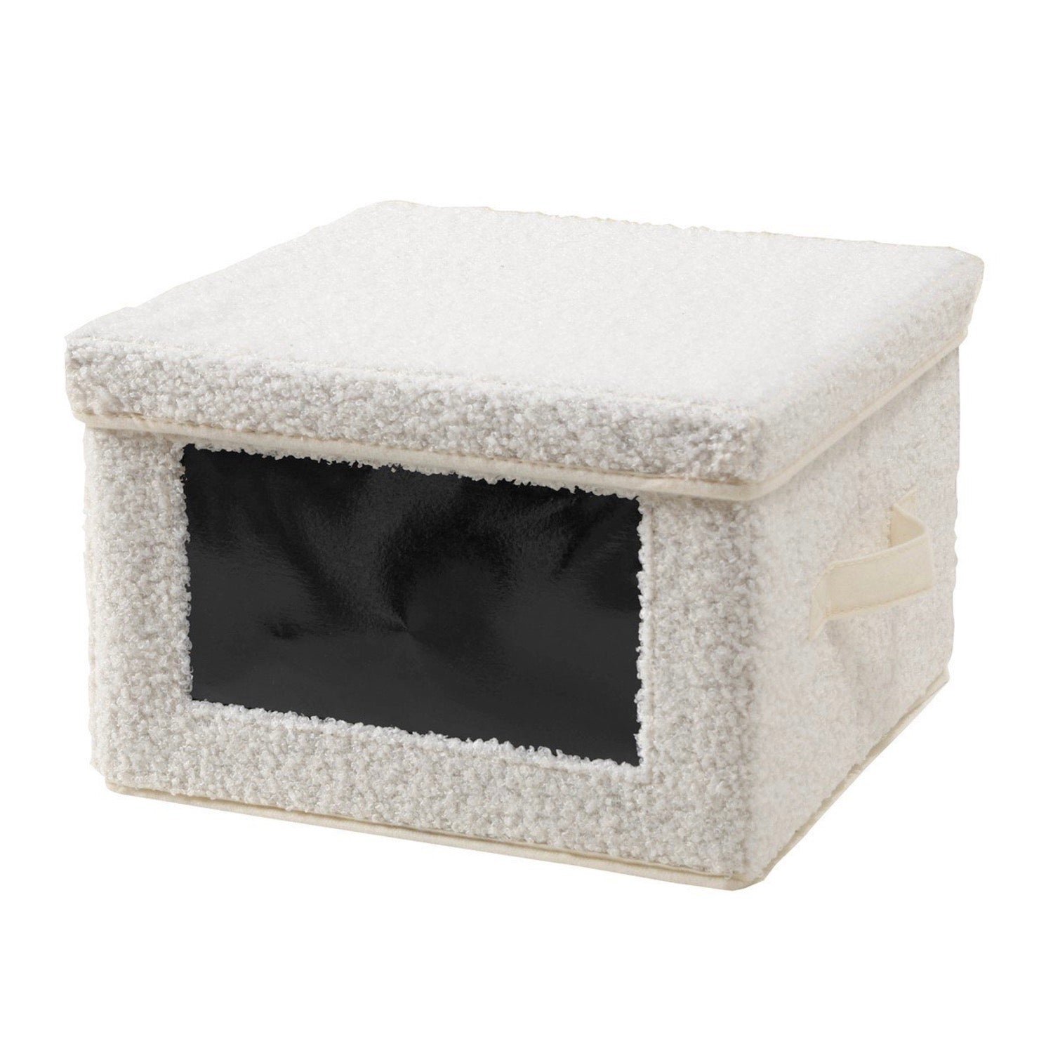 Boîte De Rangement - Tissu - Écru