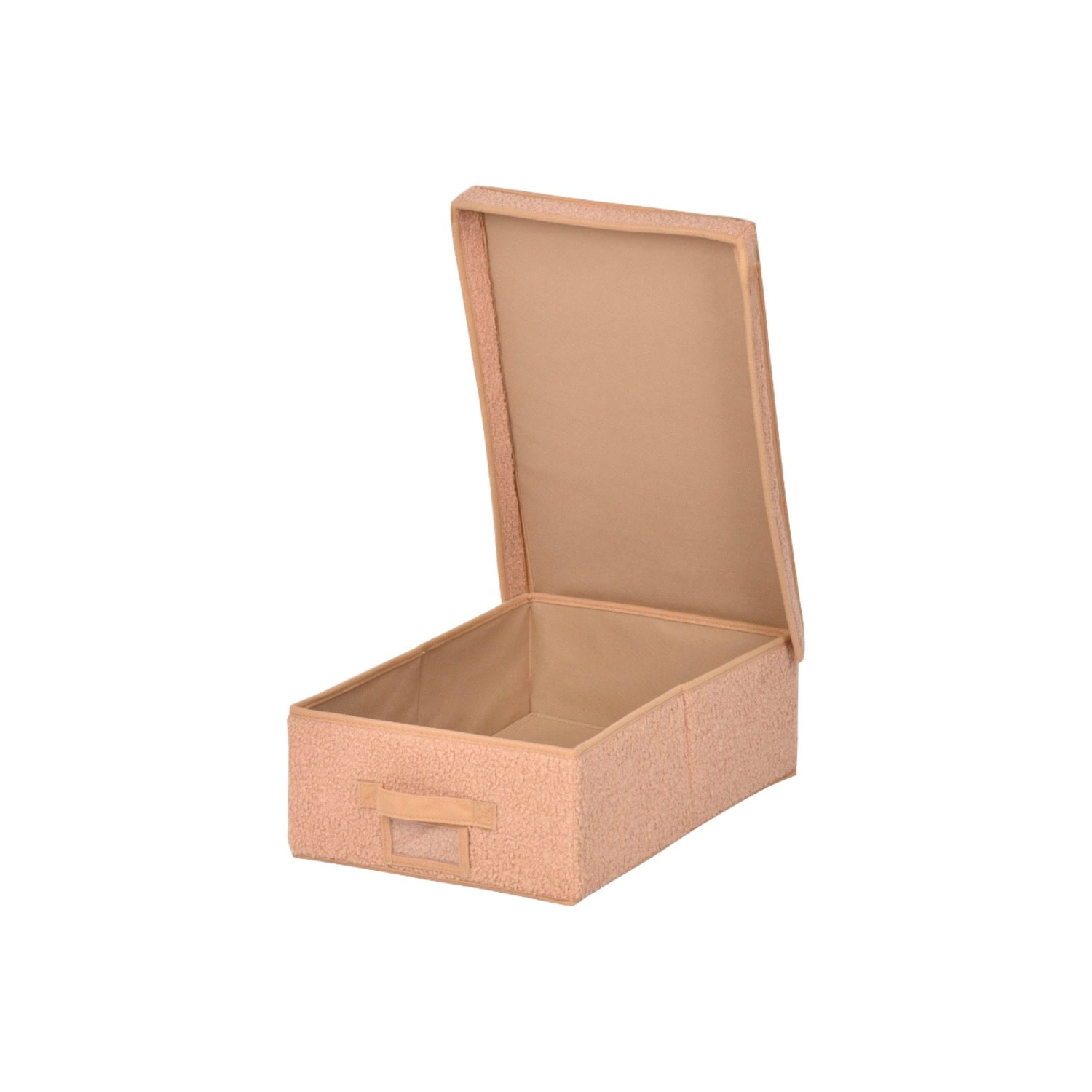 Boîte De Rangement - Tissu - Beige