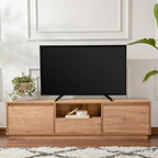 Vanguard - Meuble Tv 3 Portes Rabattables/1 Niche - Pin Atlantique