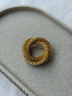 Vintage Brooch - Textured Crown