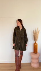 Victoria Dress Khaki