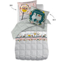 Jardinage - Couette Imprimée + Taie D'Oreiller - Coton Imprimé