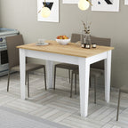 Kiev 512 Kitchen Table - White / Oak