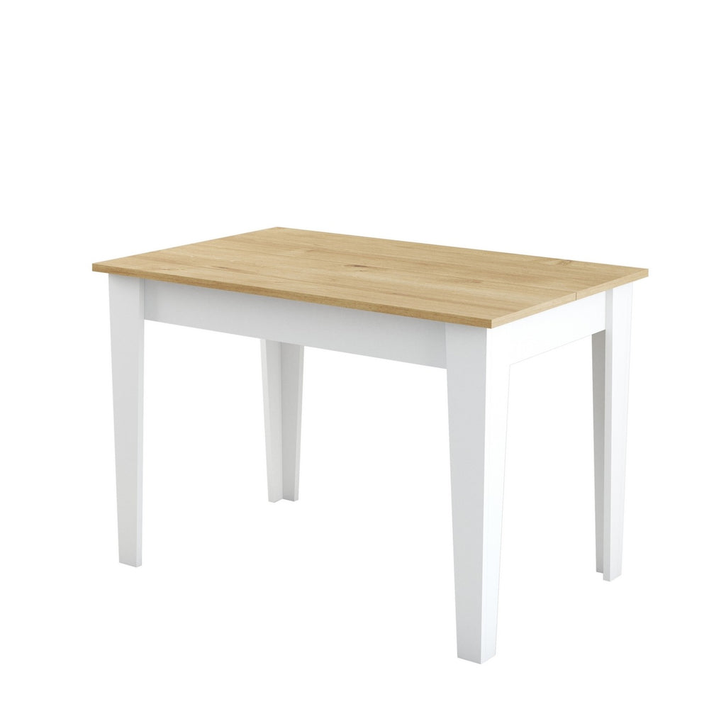 Kiev 512 Kitchen Table - White / Oak