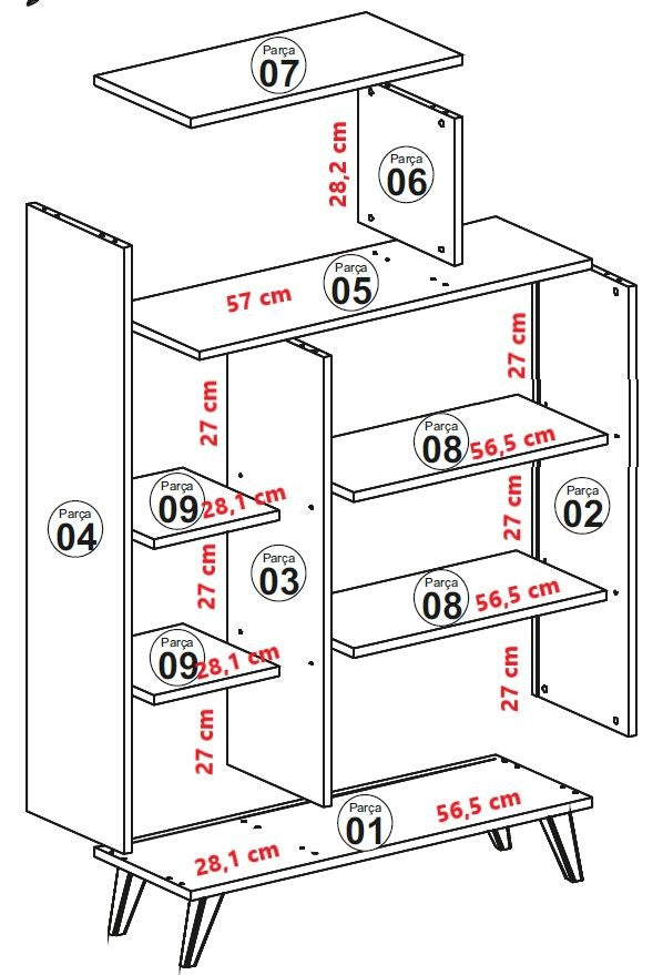 Librería Form - Blanco