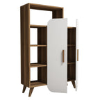 Bookcases Form - Walnut / White