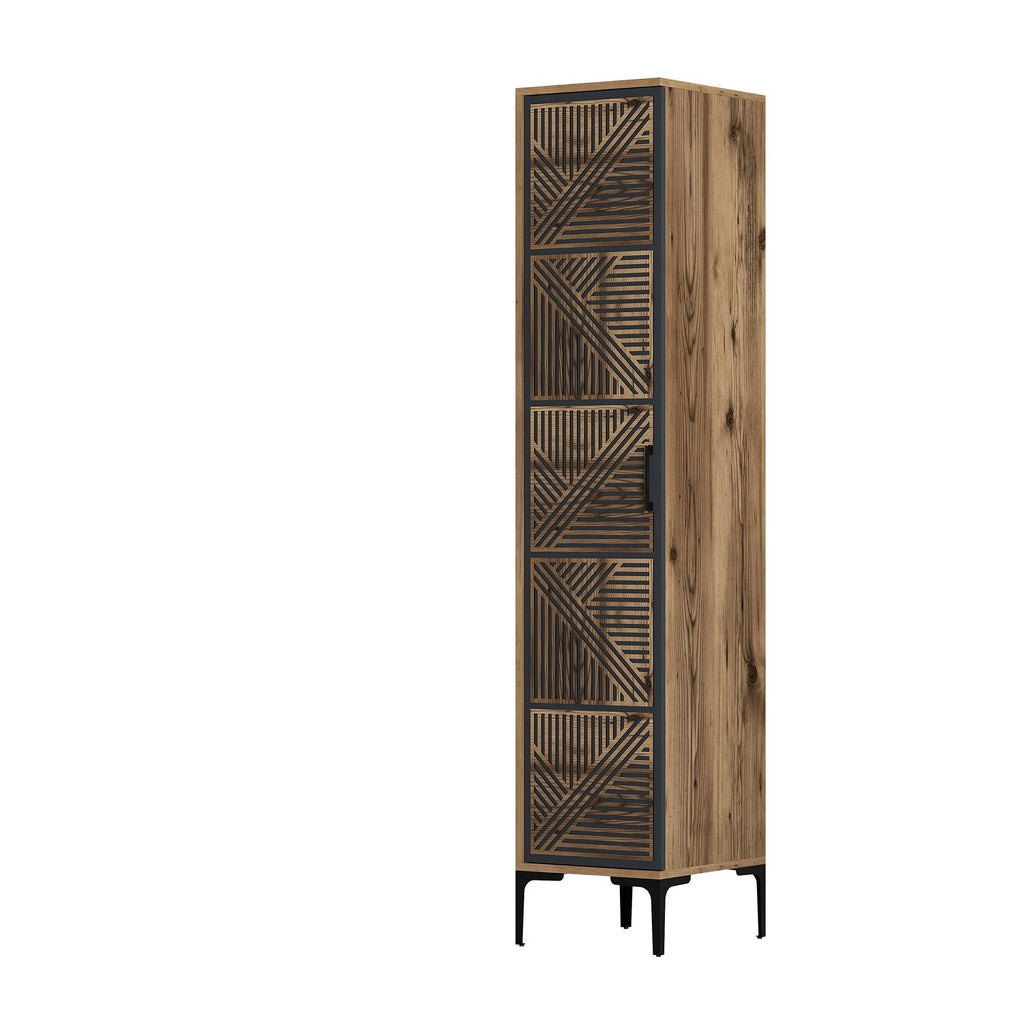 Wardrobes Kumsal P - Walnut / Anthracite