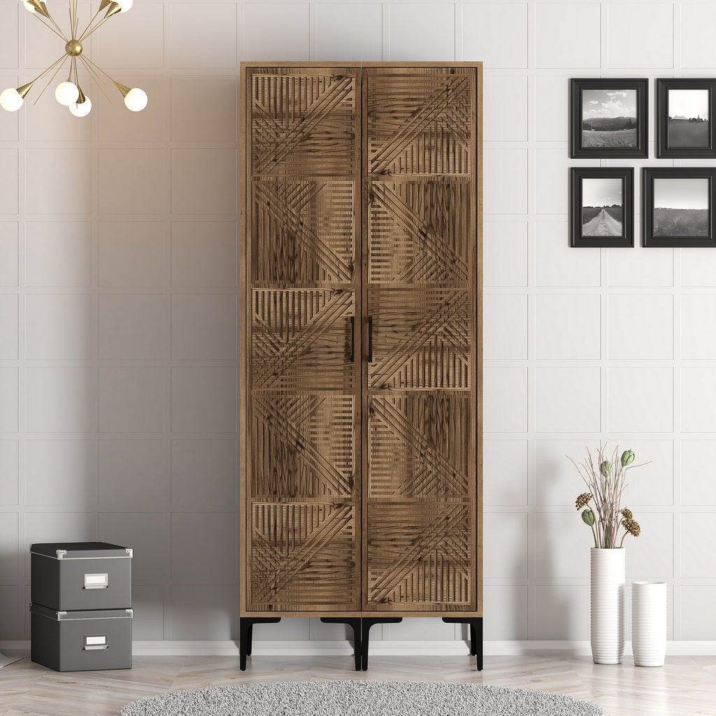 Kumsal Pp Wardrobe - Walnut