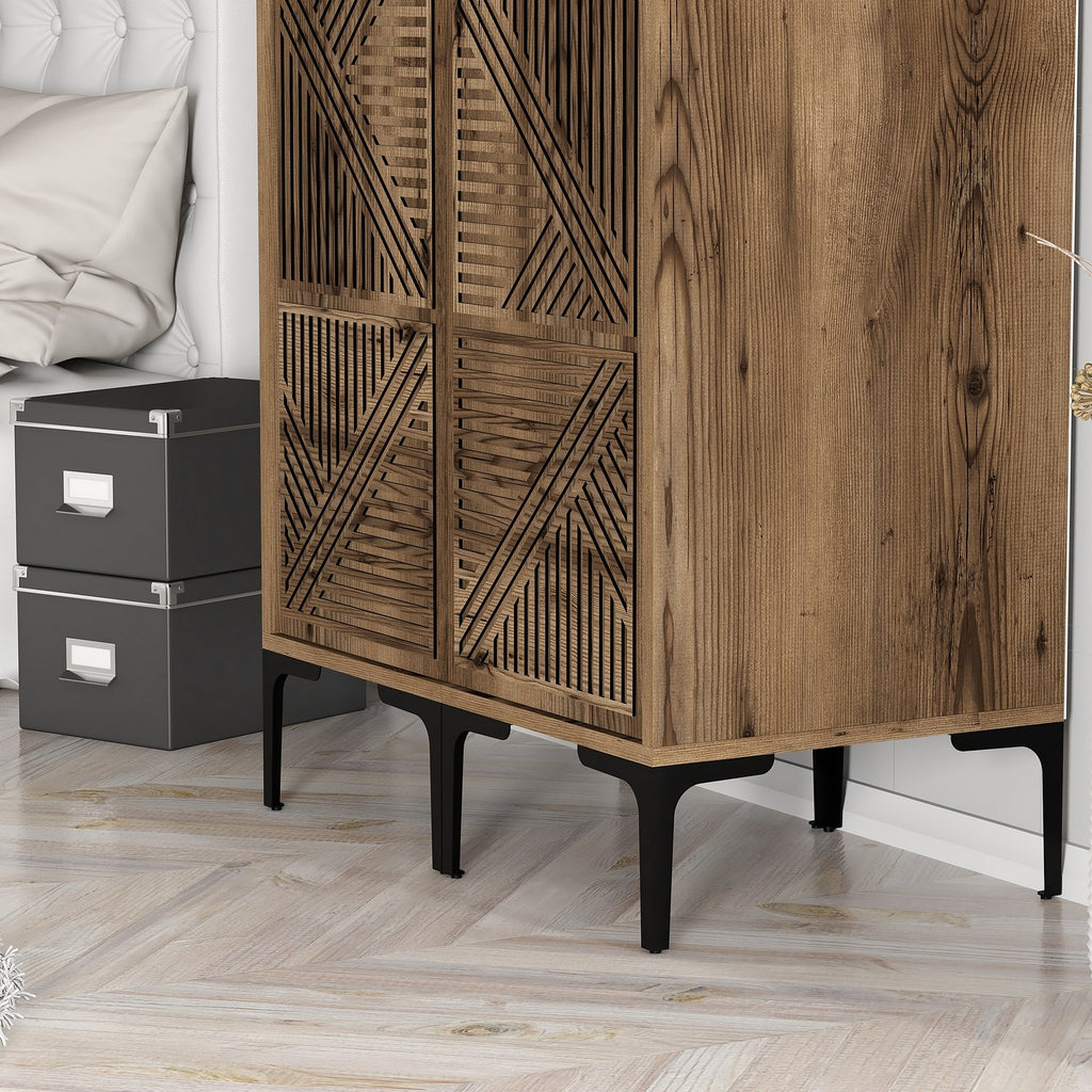 Kumsal Pp Wardrobe - Walnut
